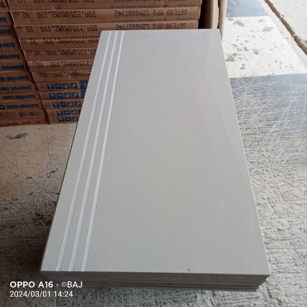 ANAK TANGGA GRANIT 30x60 CREAM POLOS/PIJAKAN CREAM POLOS/TANGGA GRANIT/LIST GRANIT/GRANIT POLOS KILA