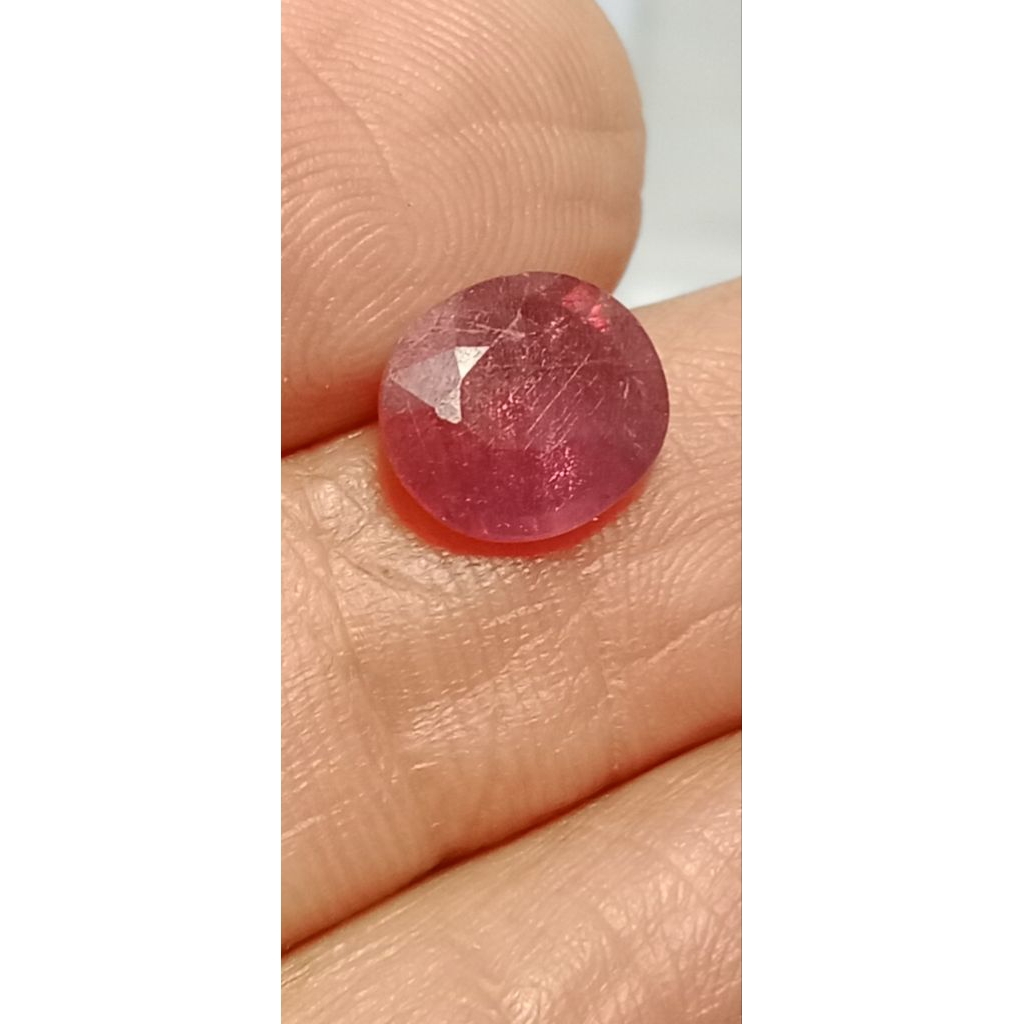 batu permata natural pigeon  ruby pigeon blod kode 454