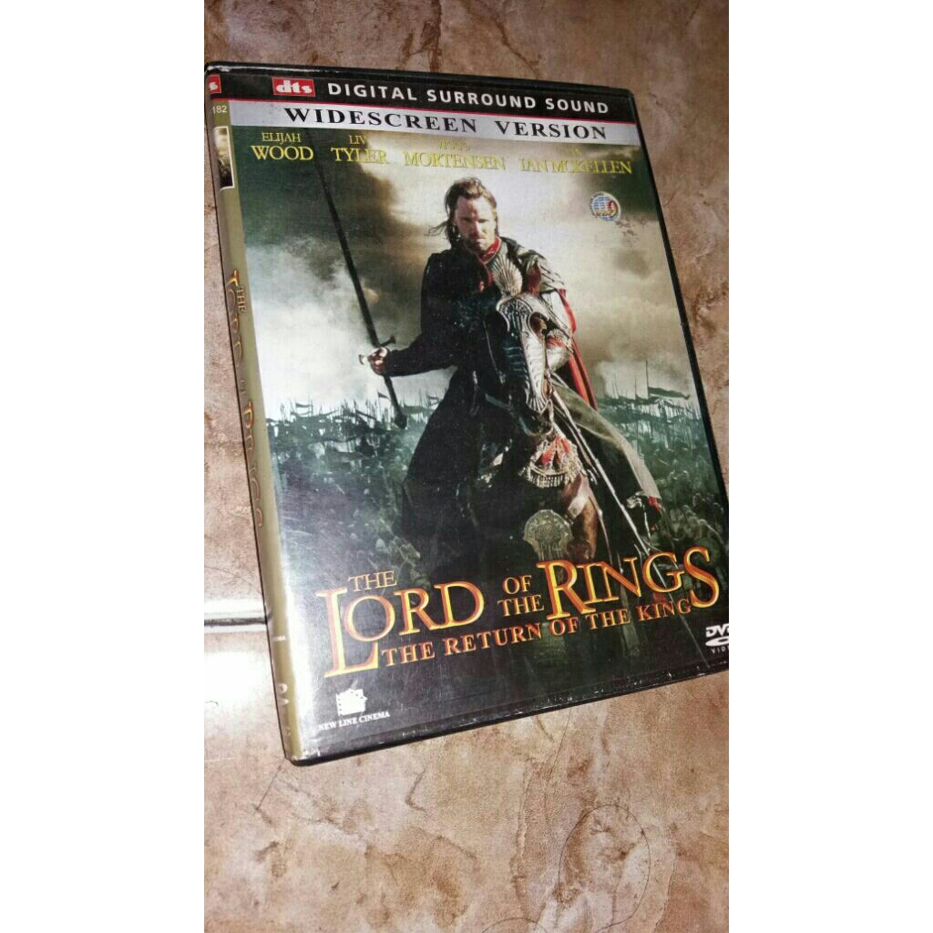 DVD LORD OF THE RING return of the king