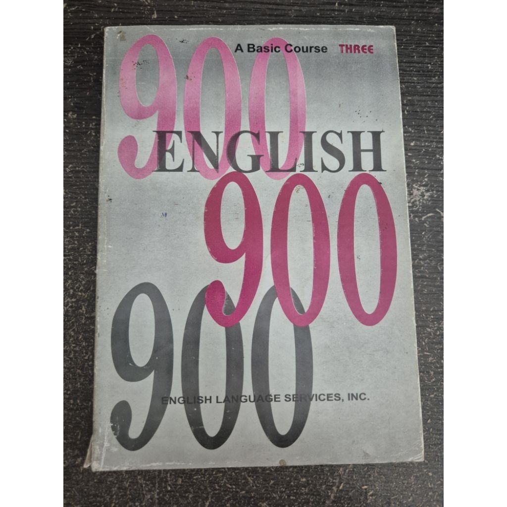PRELOVED BUKUl Buku A Basic Course Three 900 English 900 900 English Language Service Inc Bekas