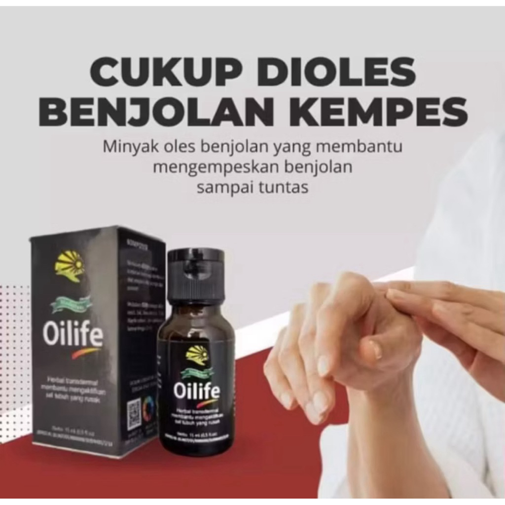 Oilife Original - Minyak Oles Benjolan di Seluruh Tubuh