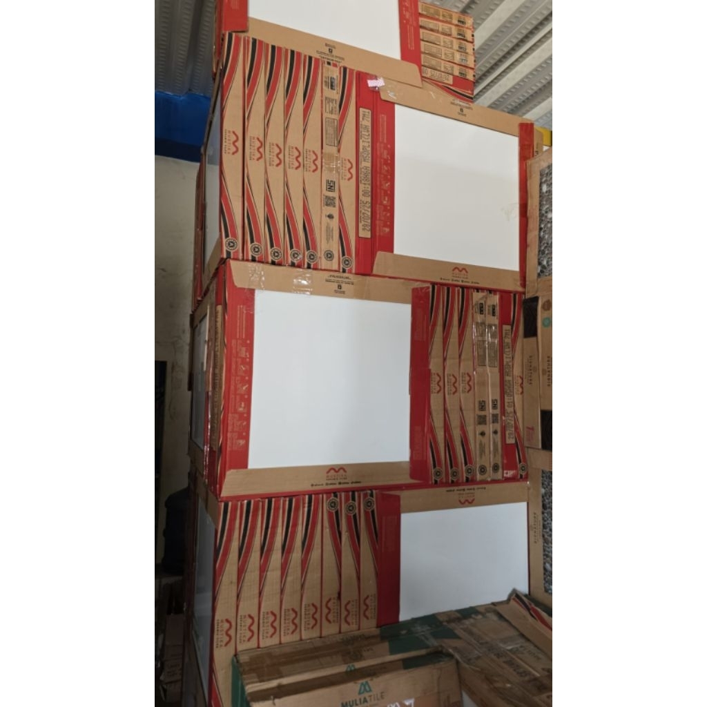 keramik 50x50 putih polos