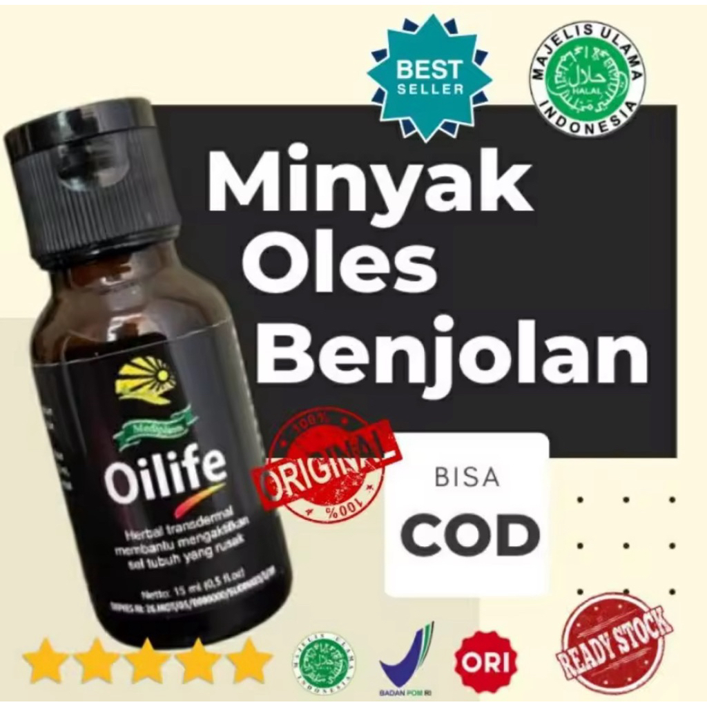 Oilife Original - Minyak Oles Benjolan di Seluruh Tubuh