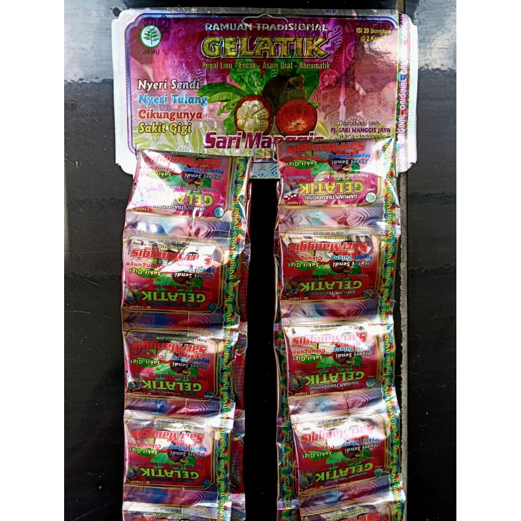 GELATIK SARI MANGGIS KAPSUL