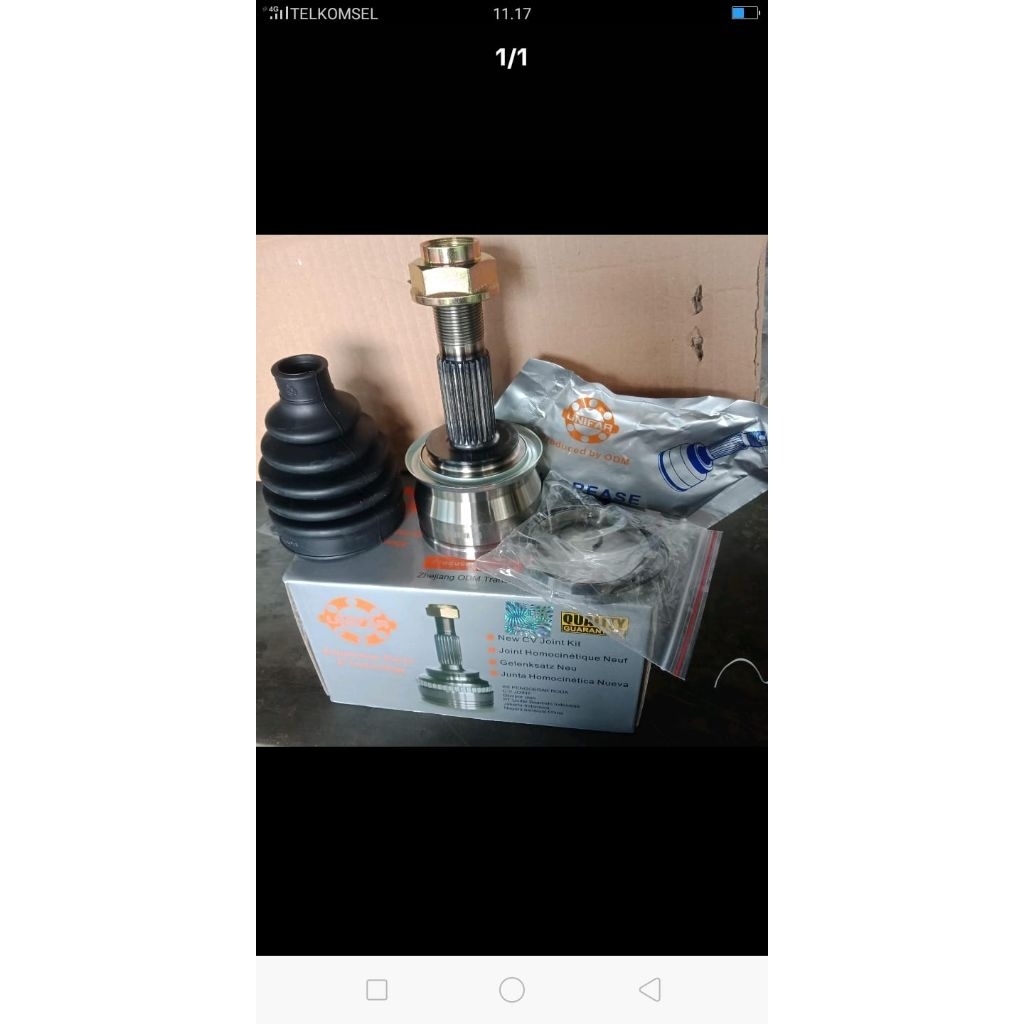 cv joint as roda luar aveo sonic matic