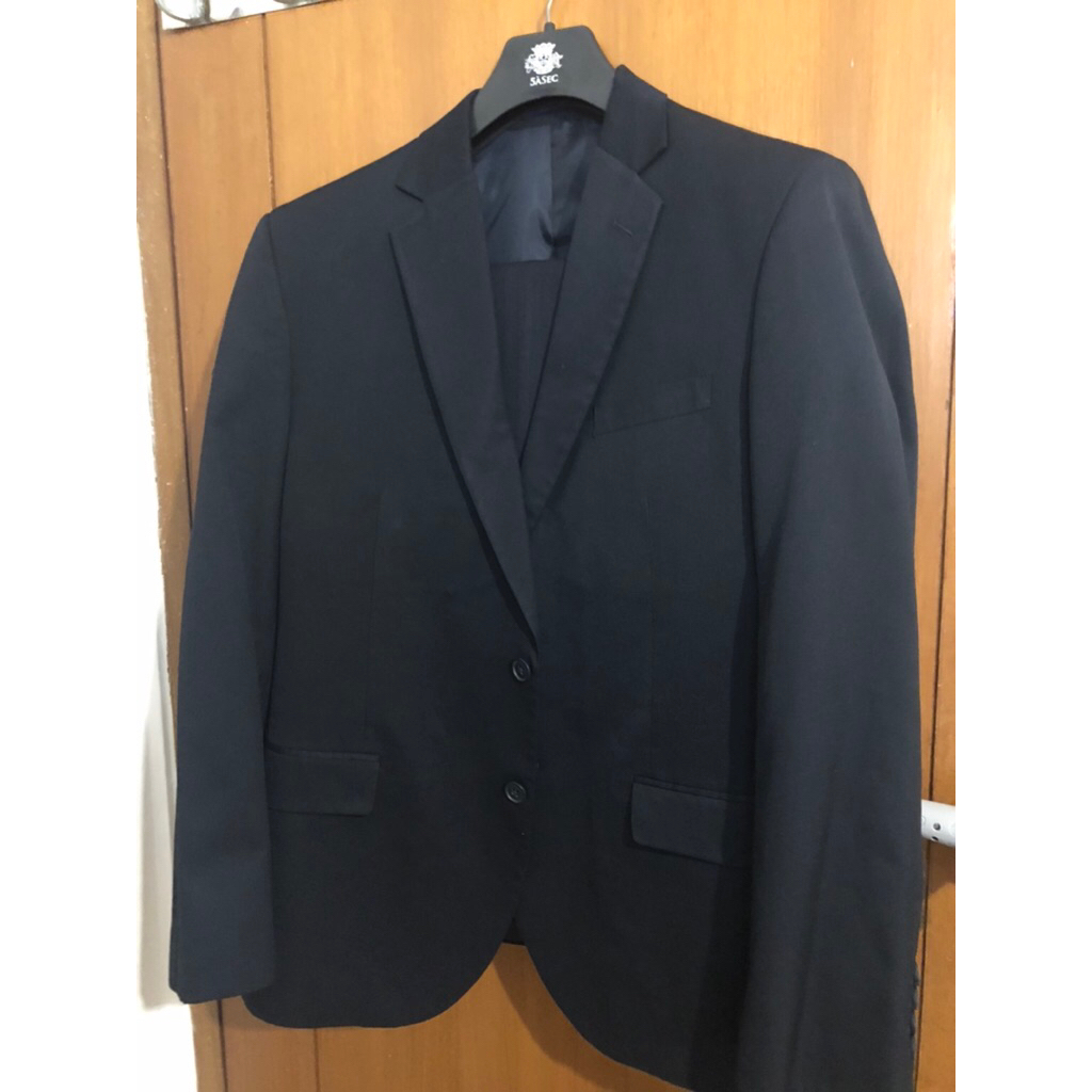 Setelan Jas Pria Mark & spencer (Navy blue)