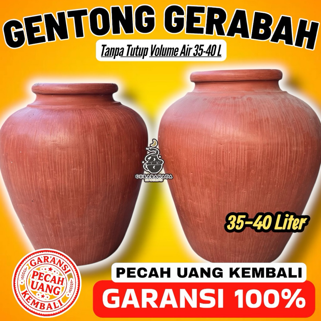 Gentong  Gentong Klenting Abangan Gerabah Tanah Liat (Tidak Di Sarankan U Air)