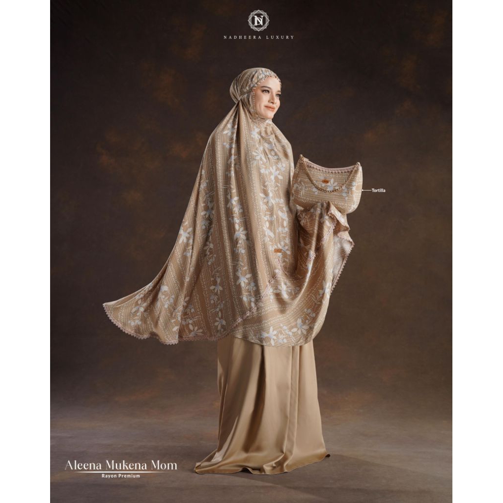 Nadheera Luxury| Aleena Mukena Mom - Mukena Set dari Nadheera Luxury