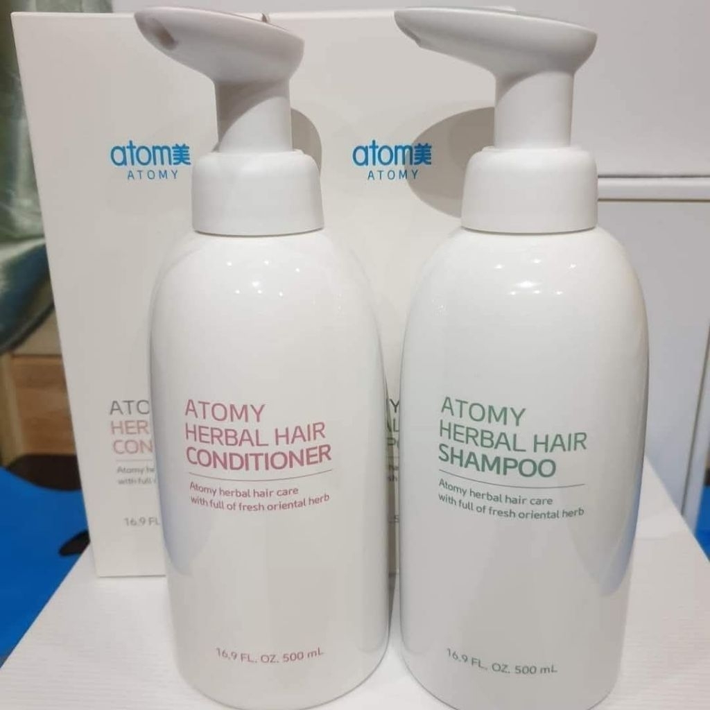 ATOMY 2IN1 SHAMPO + CONDITIONER HERBAL RAMBUT RONTOK