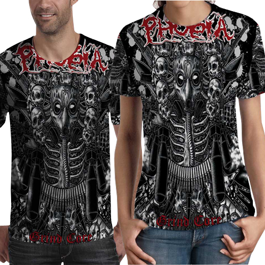 [PO 3 HARI] Kaos Phobia Band Grind Core Tshirt Unisex Bahan Polyester Jersey T-SHIRT Fullprint Tees 