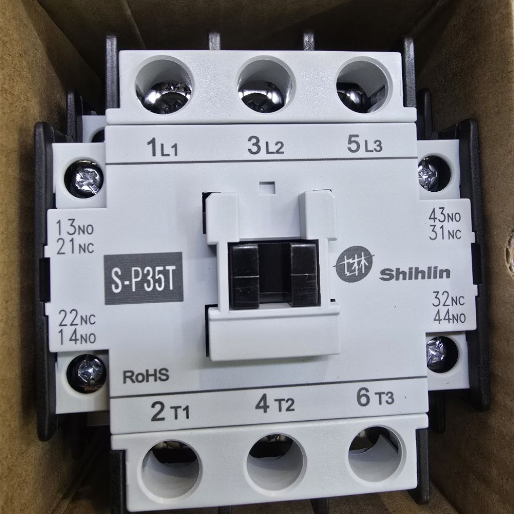 SHIHLIN KONTAKTOR SPT35 3PHASE 220VAC/380VAC CONTACTOR 3PHASE 50A SHIHLIN ELECTRIC