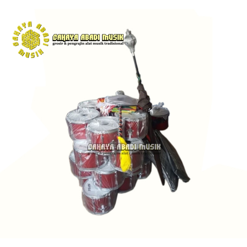 drumband marchingband SMP SMA 20 & 35 personil head mika import garansi satu tahun 1 set lengkap ful