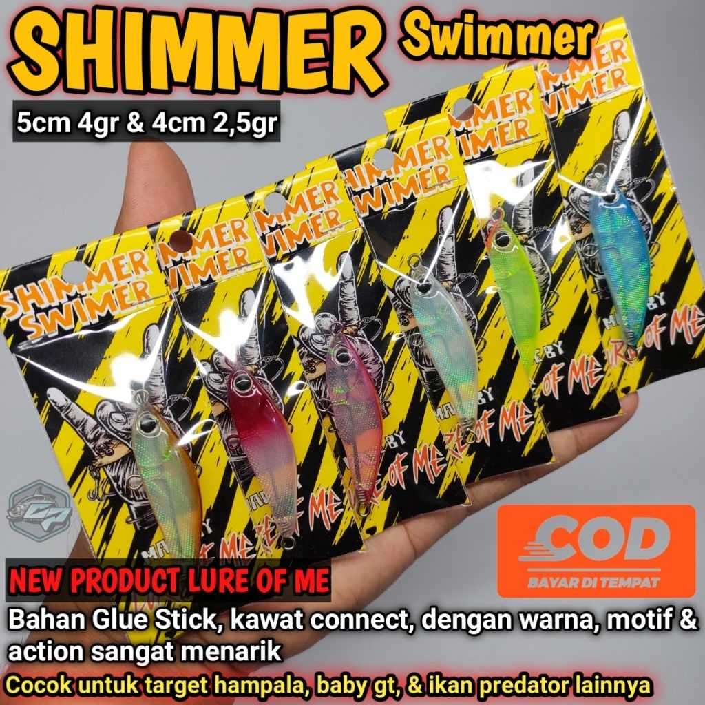 SHIMMER SWIMMER LURE OF ME / UMPAN CASTING HAMPALA DAN BABY GT
