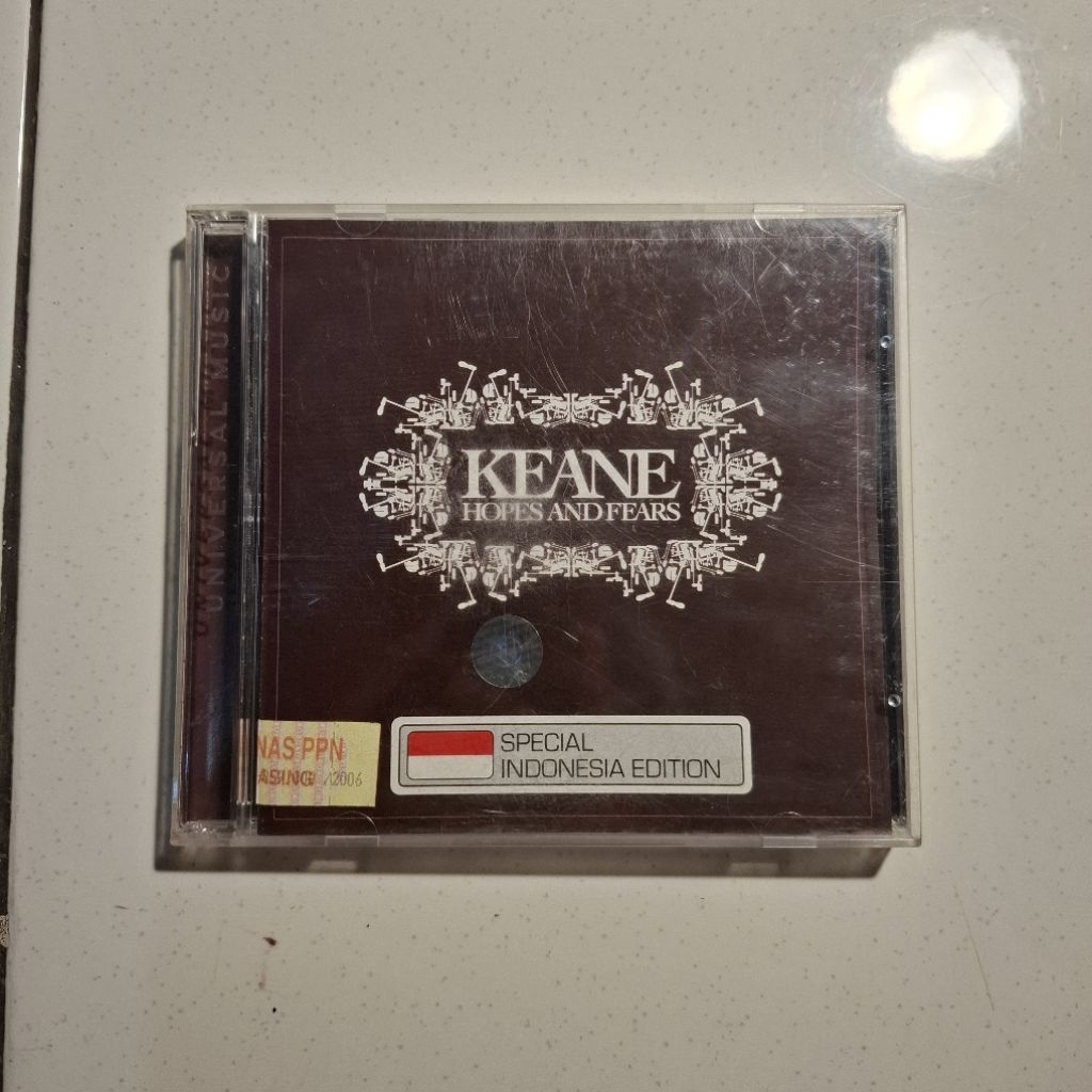 Kaset Cd Musik Keane - Hopes And Fears Second