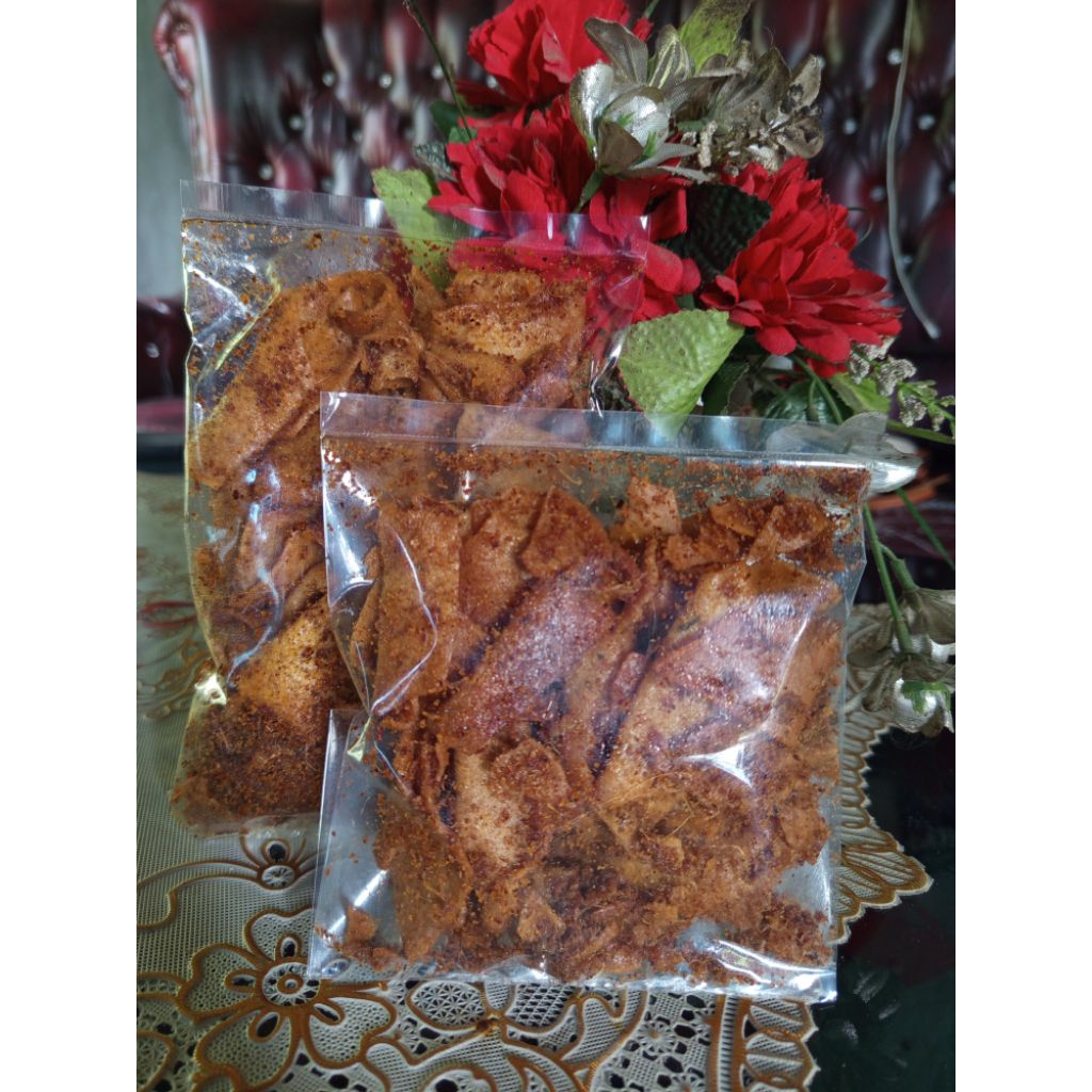 Rendang telur kering Payakumbuh 80 gram . Rendang telur krispi khas Padang