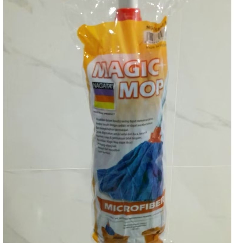 Pel Lantai Microfiber Nagata 5830 / Magic Mop Nagata / Pel Nagata Dengan Gagang / Kain Pel Nagata Ma