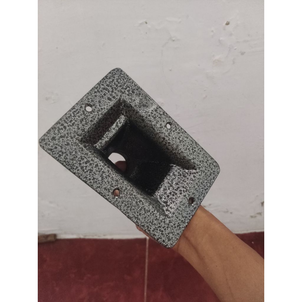 Horn corong Tweeter 10×15 Antikan Aluminium Cor Sudah Drat