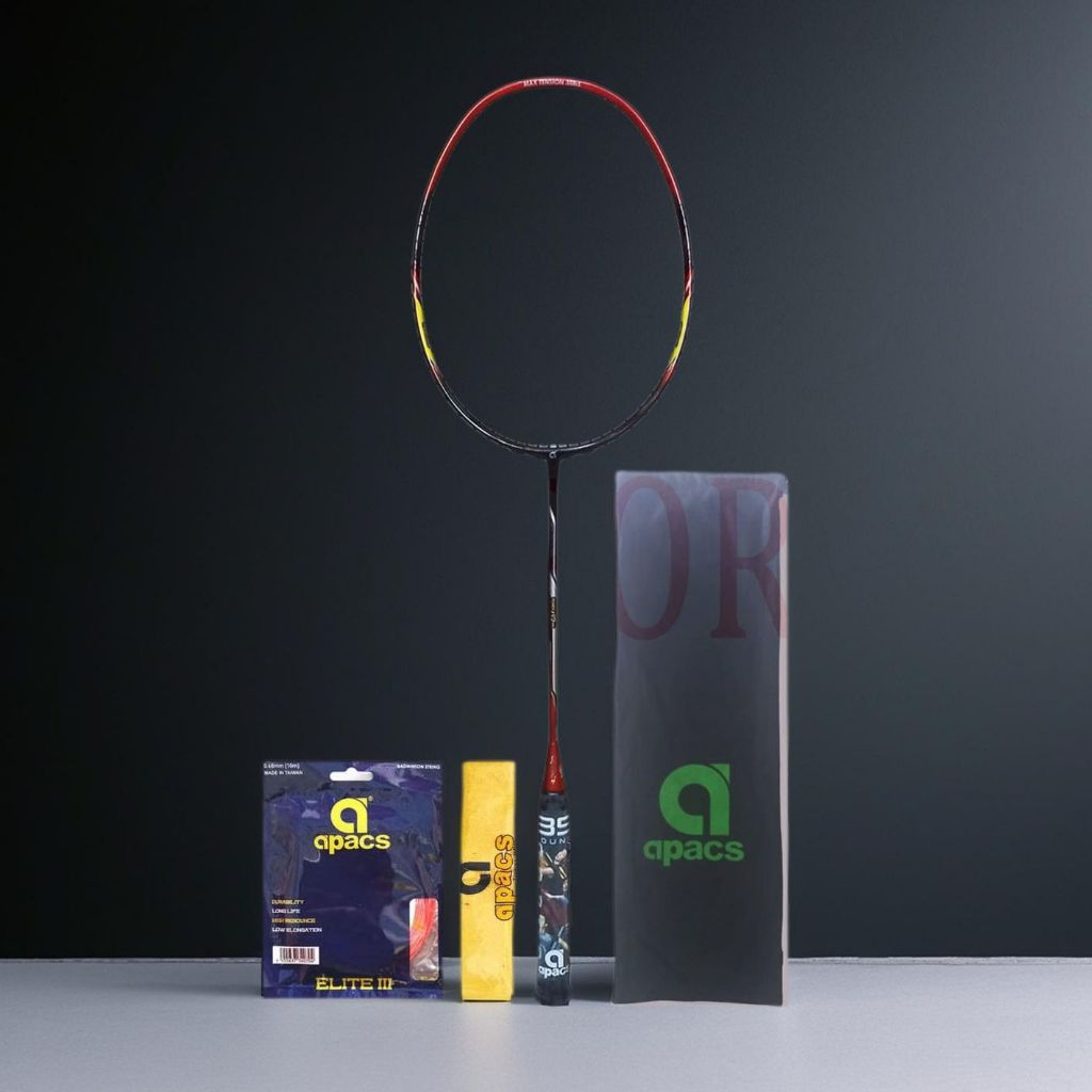 Apacs LA Ziggler Bonus Komplit Raket Badminton Apacs LA Ziggler