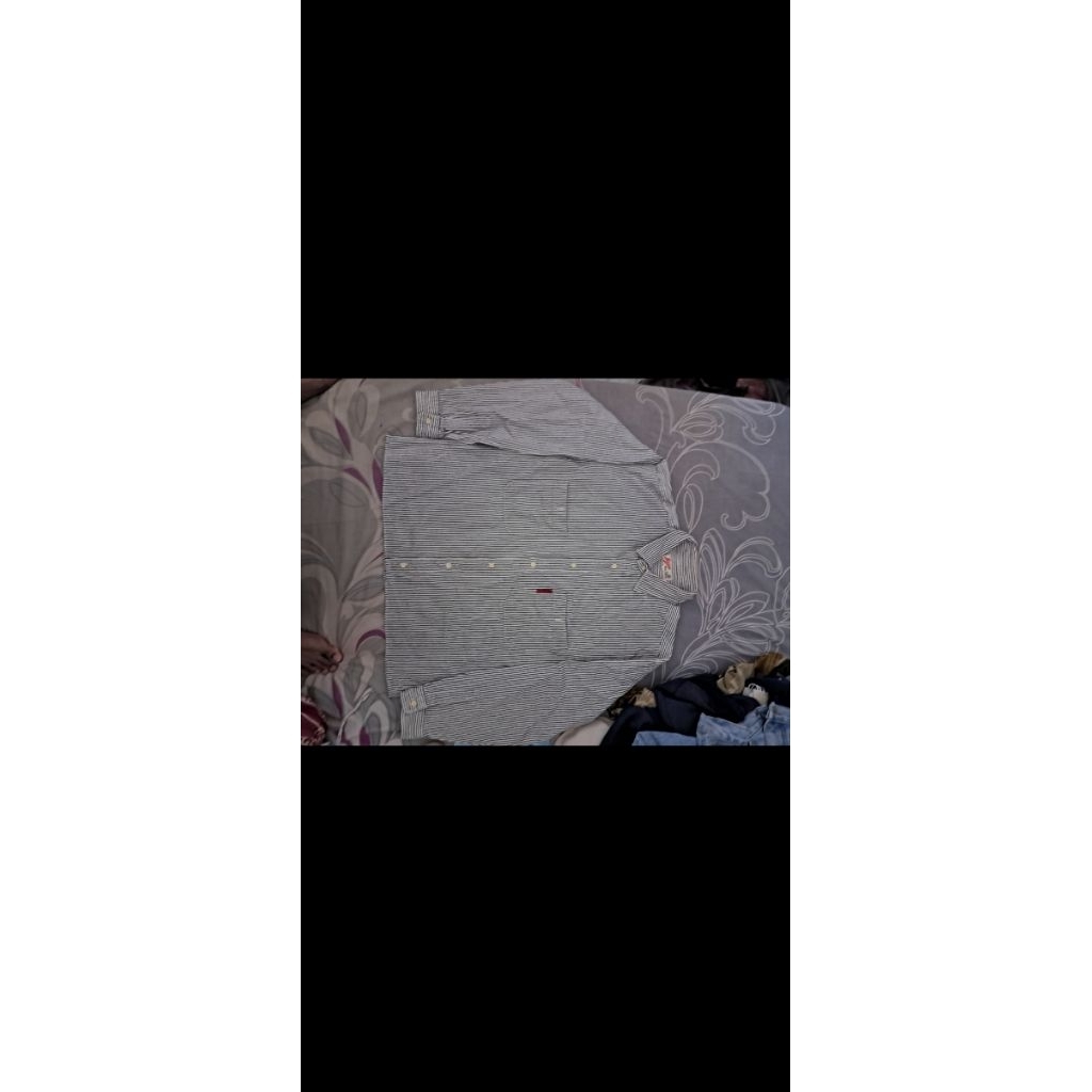 Workshirt kemeja stripe bobson heavyweight