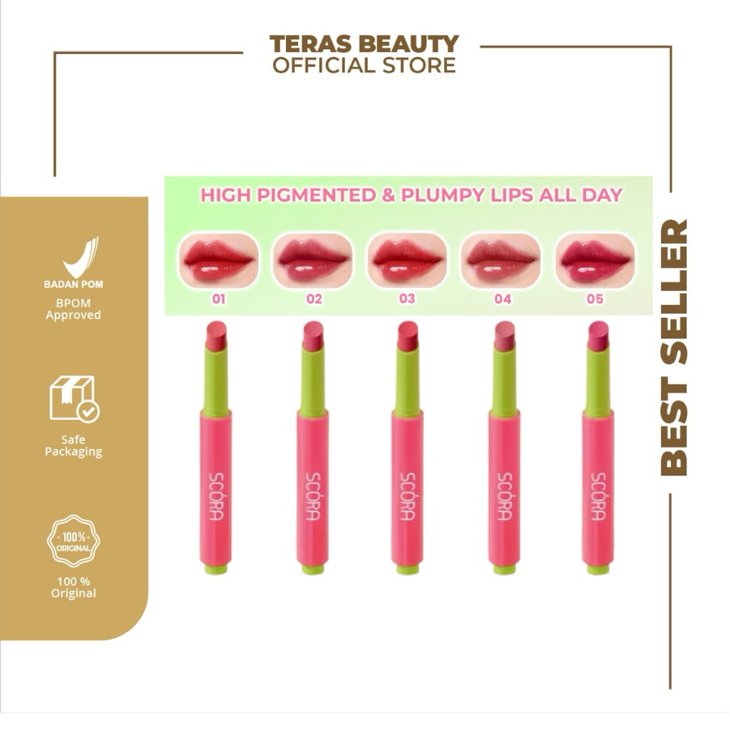 SCORA-Bloop Pop Gloss Balm Scora|Lip Balm Scora|Lip balm Reizuka Ari|Lip Plumpy Scora|Lip Gloss Scor