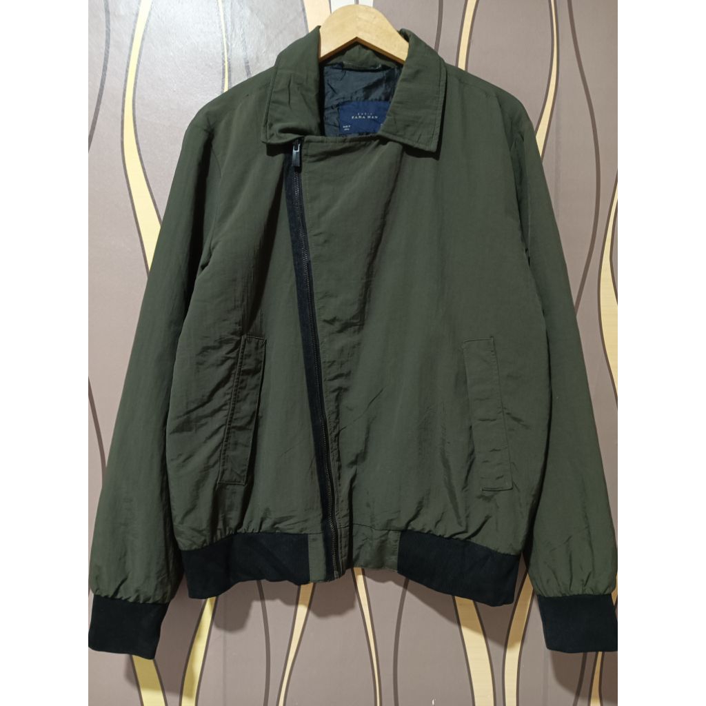 Jaket ZaraMan Casual Bomber Second