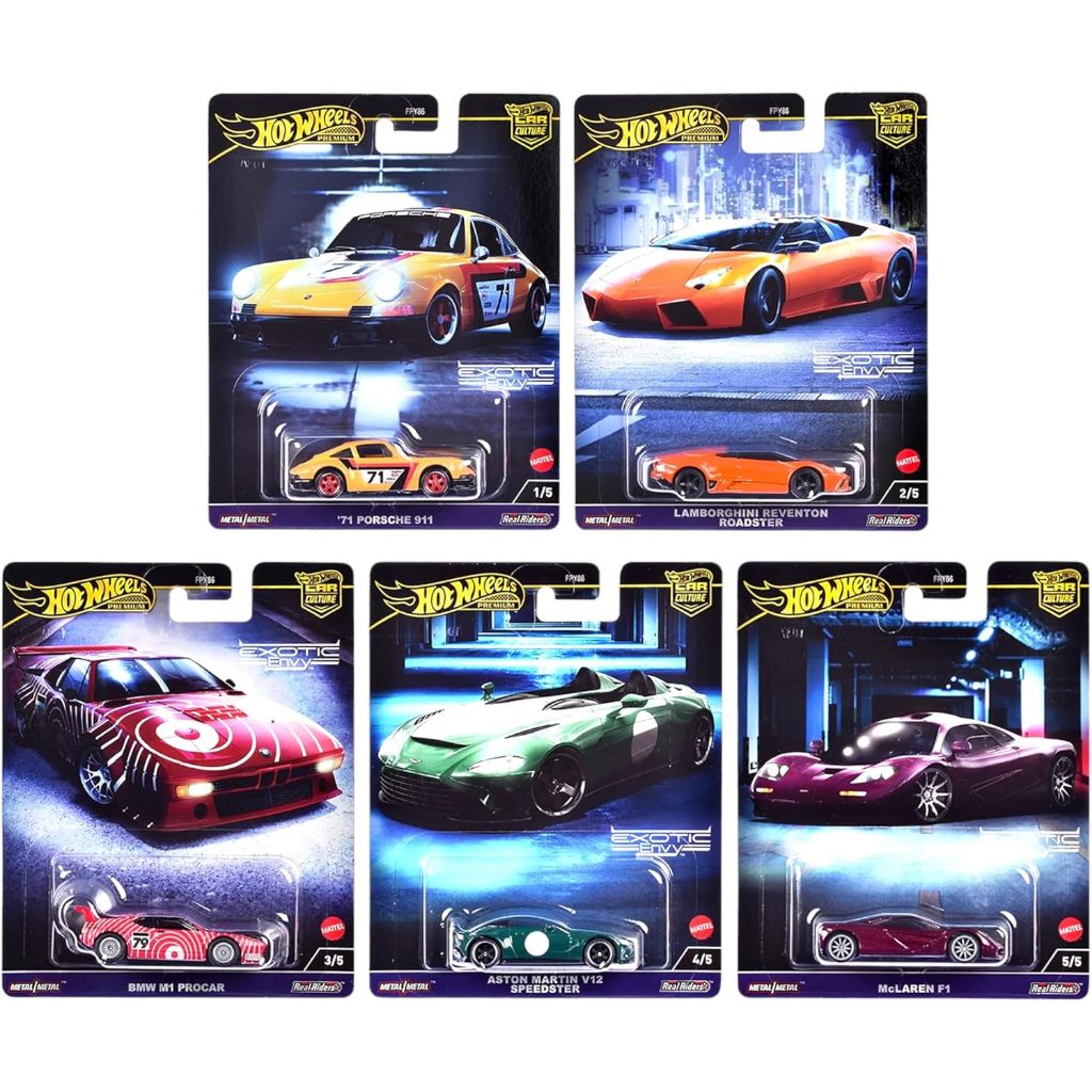 Hot Wheels Premium Exotic Envy 2024 Series || Hot Wheels Premium Exotic Envy 2024 1:64 Diecast