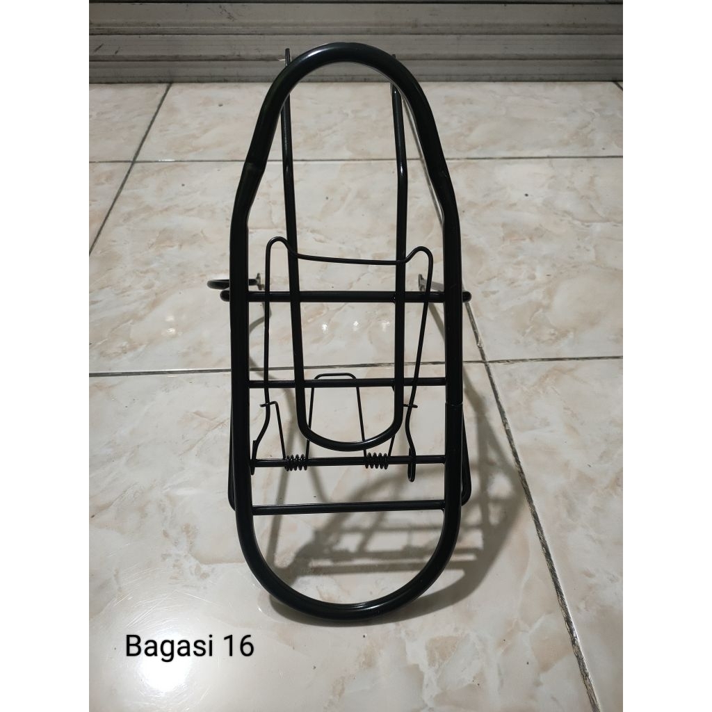 Bagasi Sepeda Lipat 16 inchi Hitam (Begasi / Boncengan belakang)