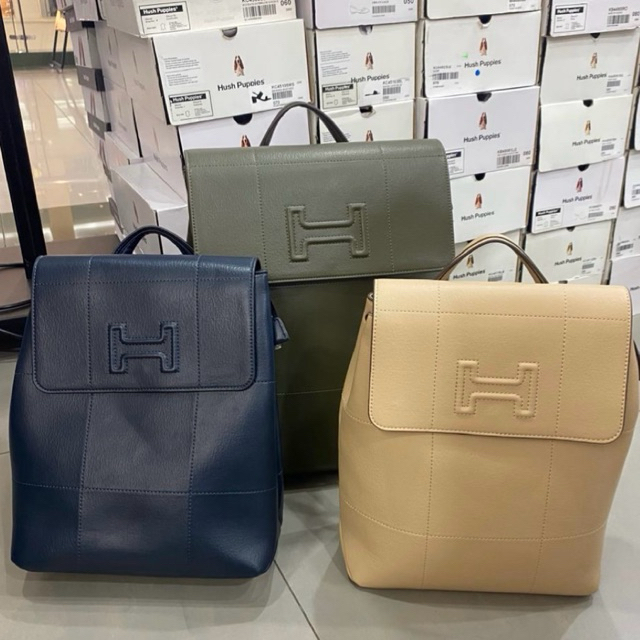 READY ORIGINAL HUSH PUPPIES DARLENE BACKPACK TAS RANSEL LAPTOP WANITA