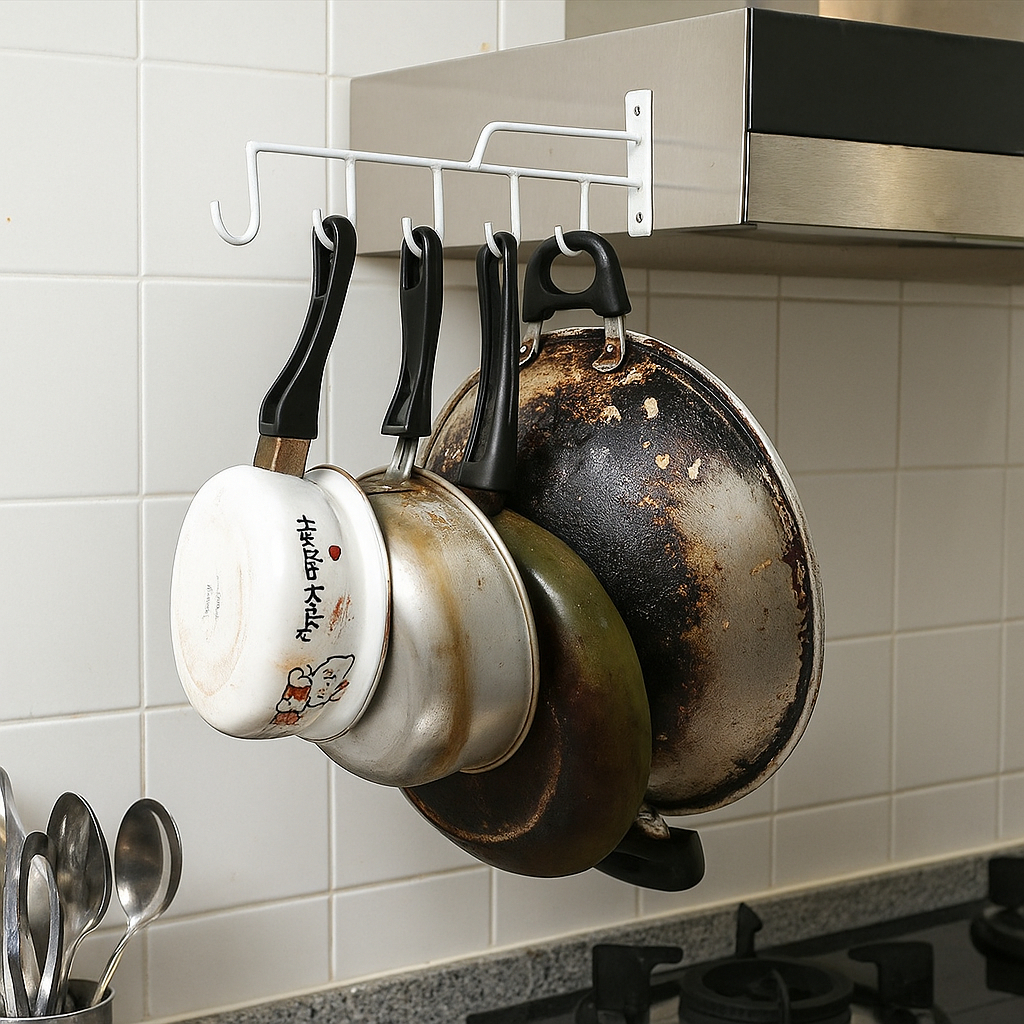 Gantungan Wajan Penggorengan Berkualitas Rak Dapur