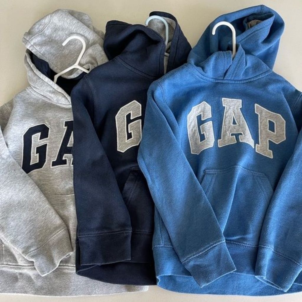 GAP Hoodie Arch Bordir & Sherpa