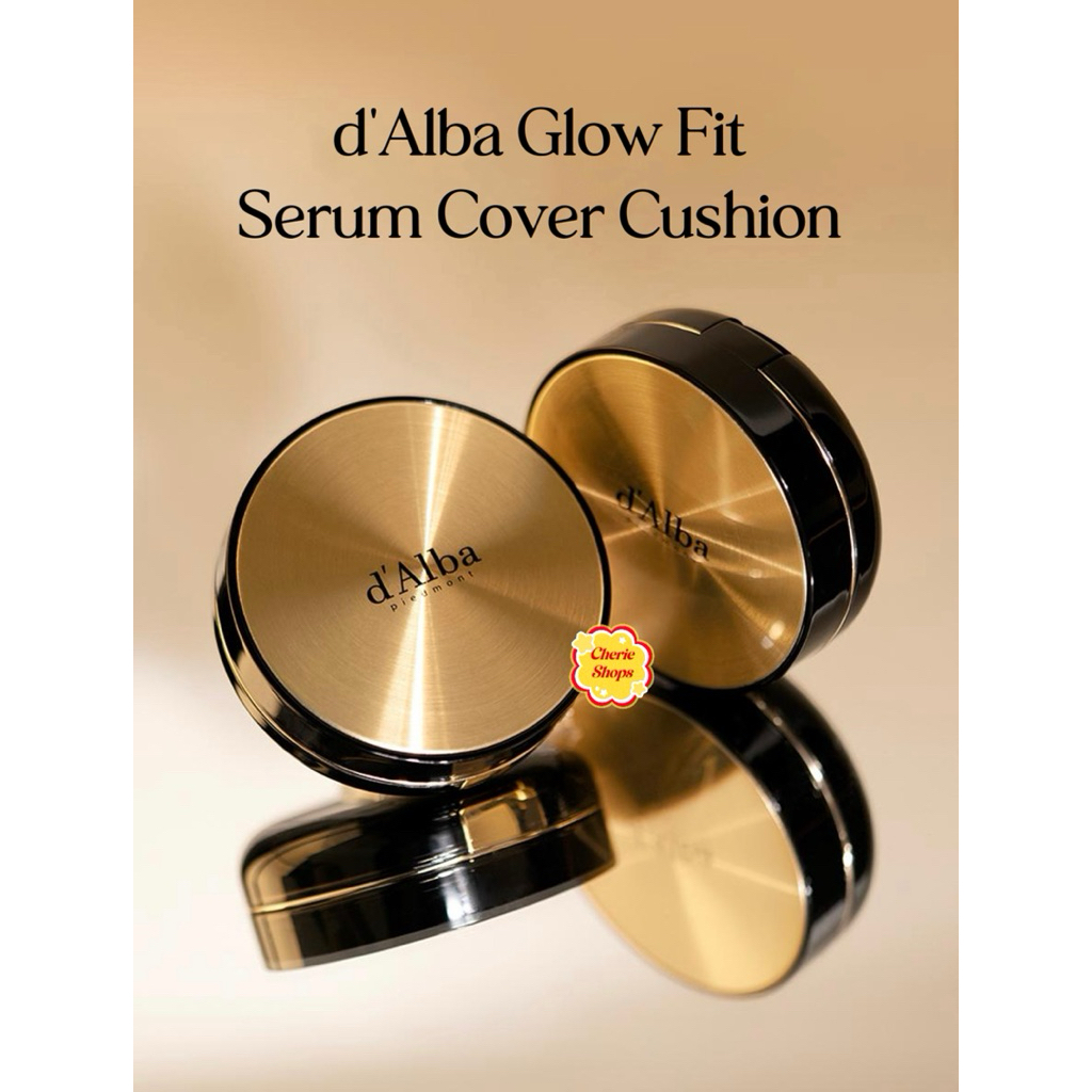 D'ALBA Glow Fit Serum Cover Cushion SPF50+ PA++++ Original Made in Korea