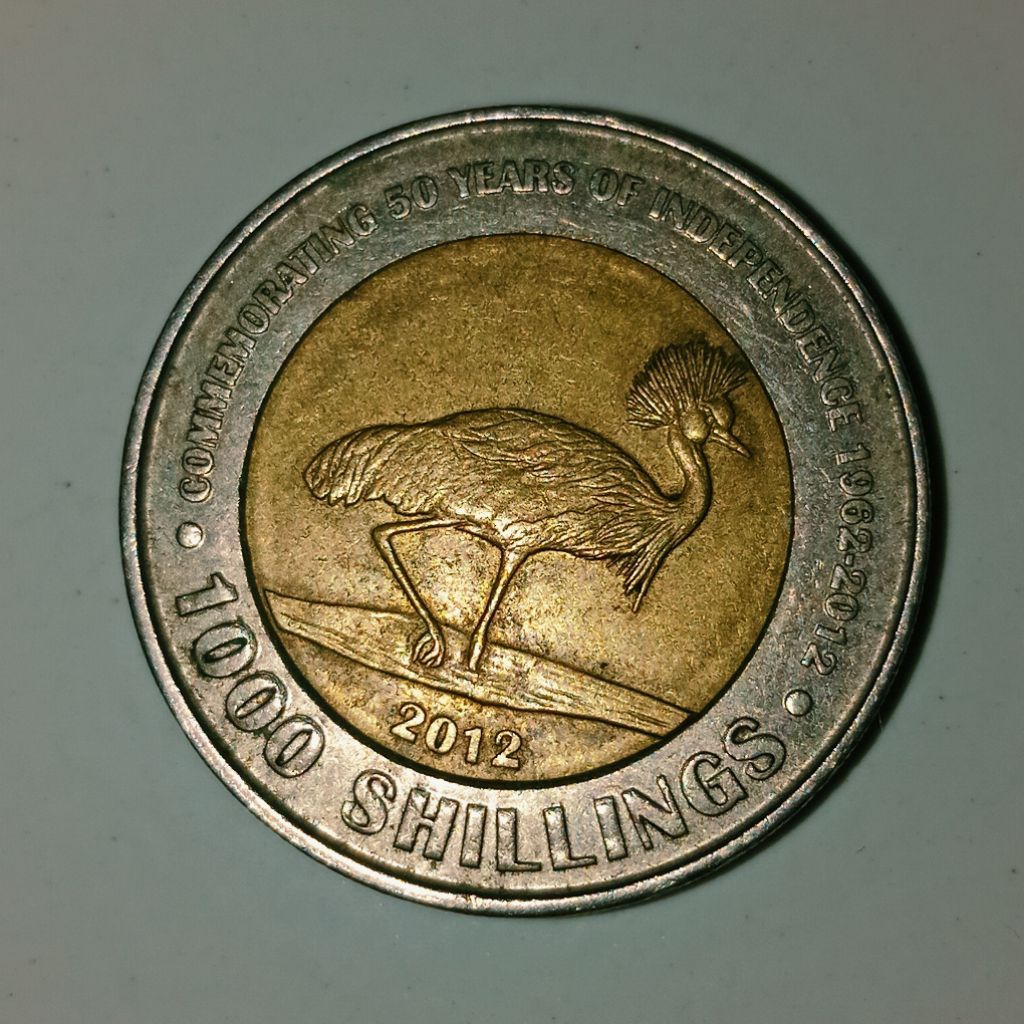 koin kberuntungan 1000 shillings uganda
