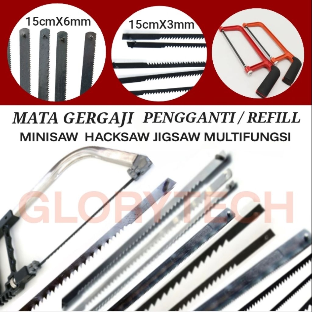 Mata Gergaji Scroll saw / Mata gergaji ukir / Mata scroll pinned saw