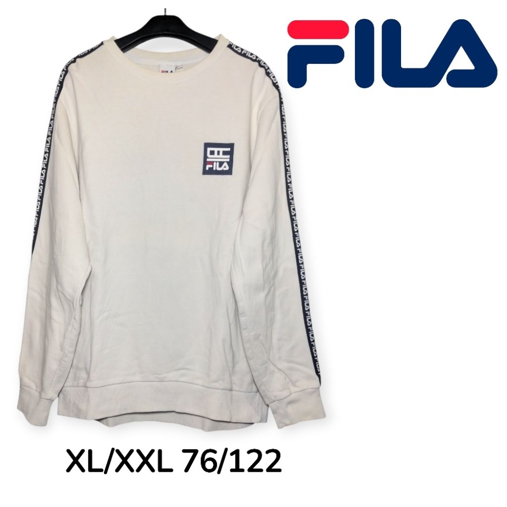 FILA x Tteut Sweater Sweatshirt Crewneck Original Bold and Premium Kaos Jaket Lengan Panjang