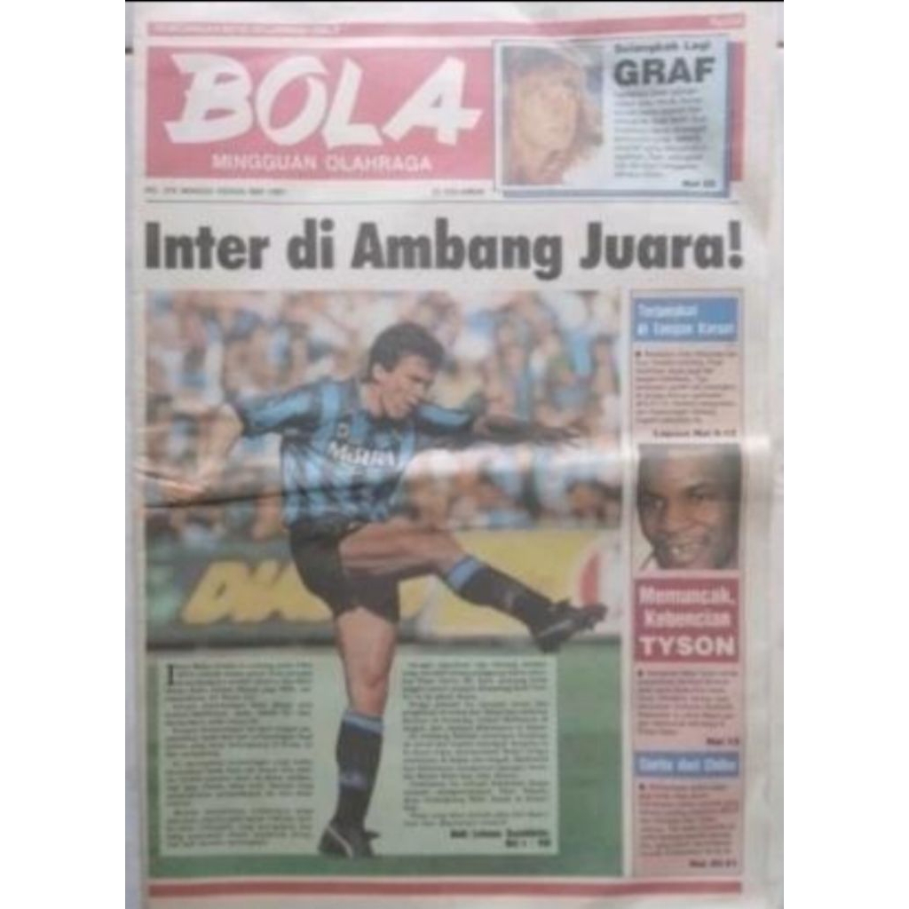 Tabloid BOLA Tahun 1991