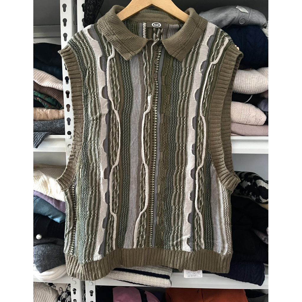 VEST KEPANG TALI RUFFLE GU ZARA ripped wego premium (+ADMIN)