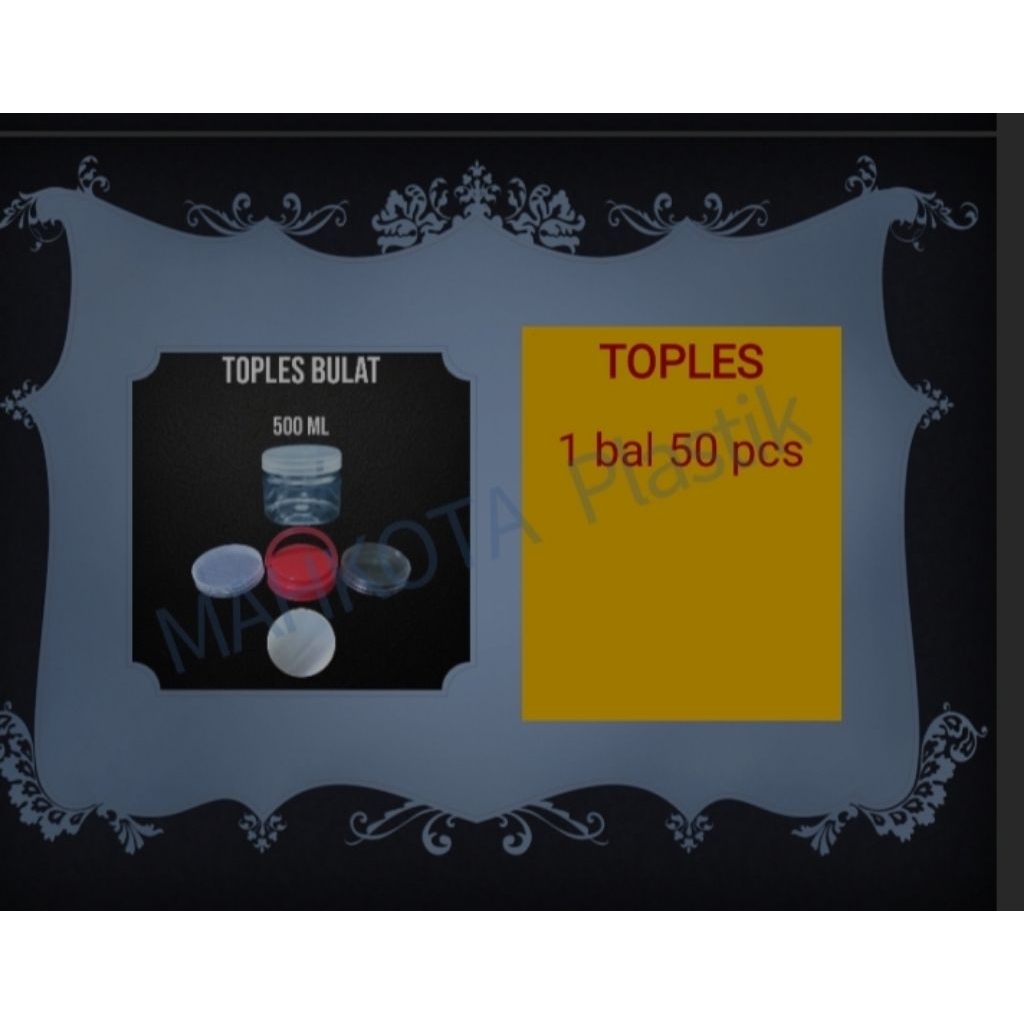 Toples Bulat 500Ml