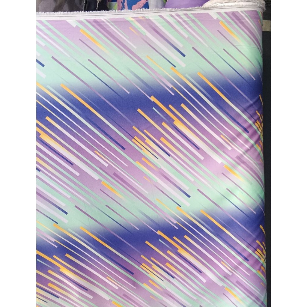 Despo motif Korea kain jatuh lembut adem arhan baju gamis