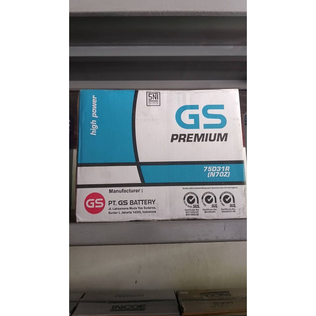 Aki mobil GS N70Z 75amper