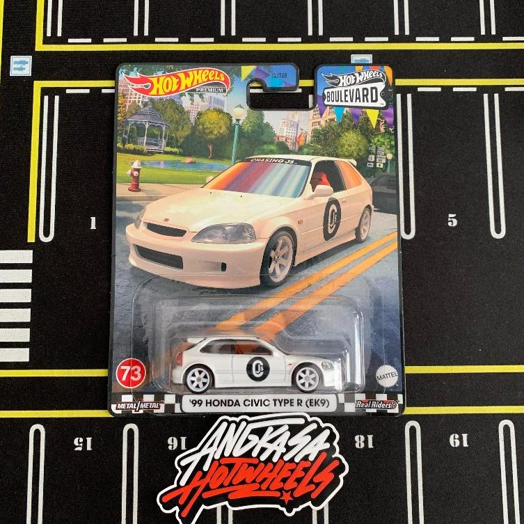 Hot Wheels Premium Honda Civic Type R EK9 Putih
