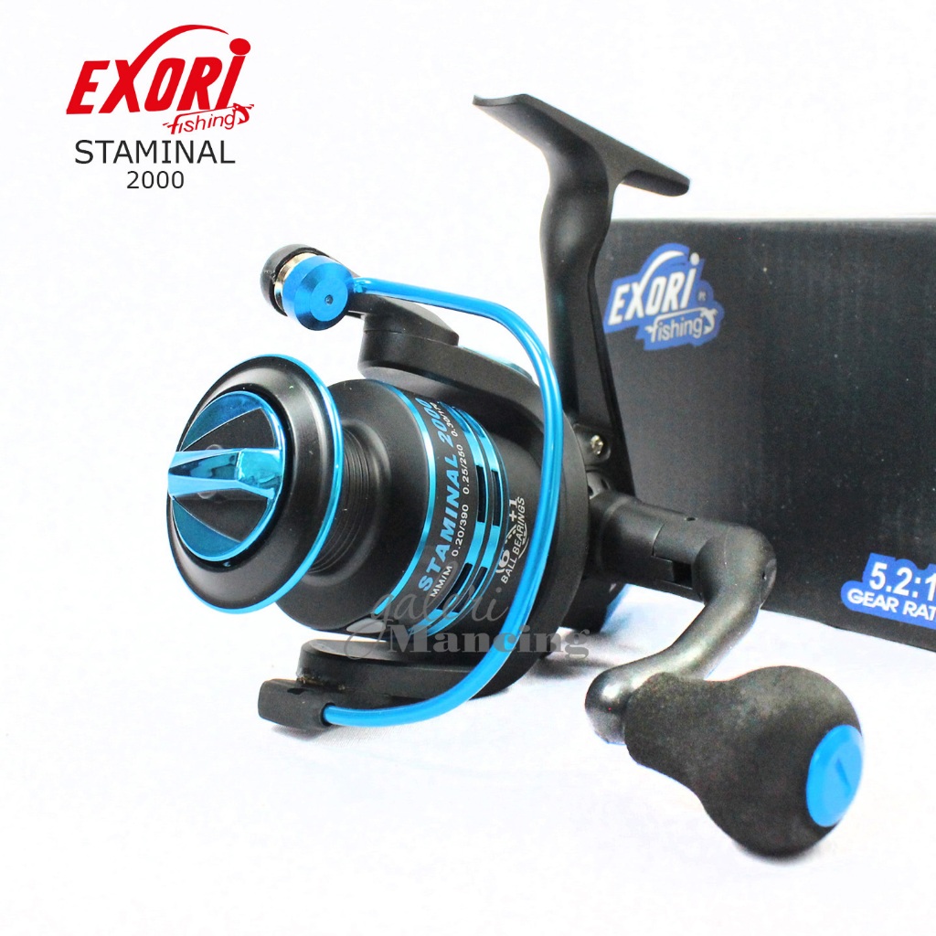 Reel Spinning EXORI STAMINAL 2000 s/d 6000 | Triangle Shape High Rigid Rotor | Galeri Mancing