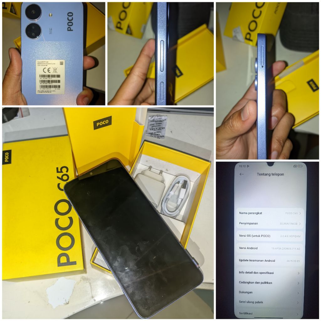 second like new poco c65
