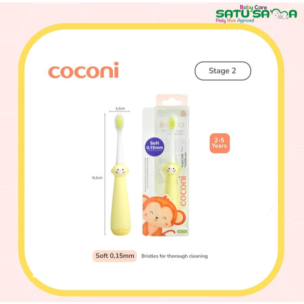 COCONI SUPER SOFT TOOTHBRUSH STAGE