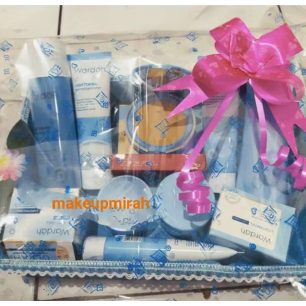 Wardah Paket Seserahan Lengkap / Wardah Hantaran Nikah / Parsel Kosmetik Seserahan / Percel  murah