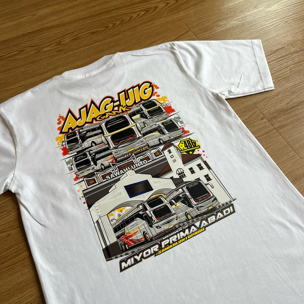 KAOS AJAG IJIG X MIYOR ORIGINAL SISA STOCK