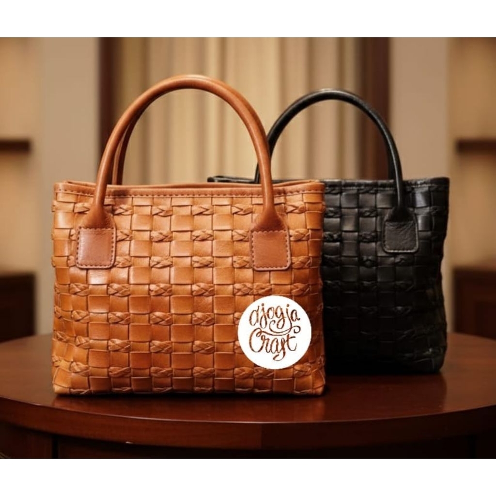 Tas Kulit WB Anyam Kepang