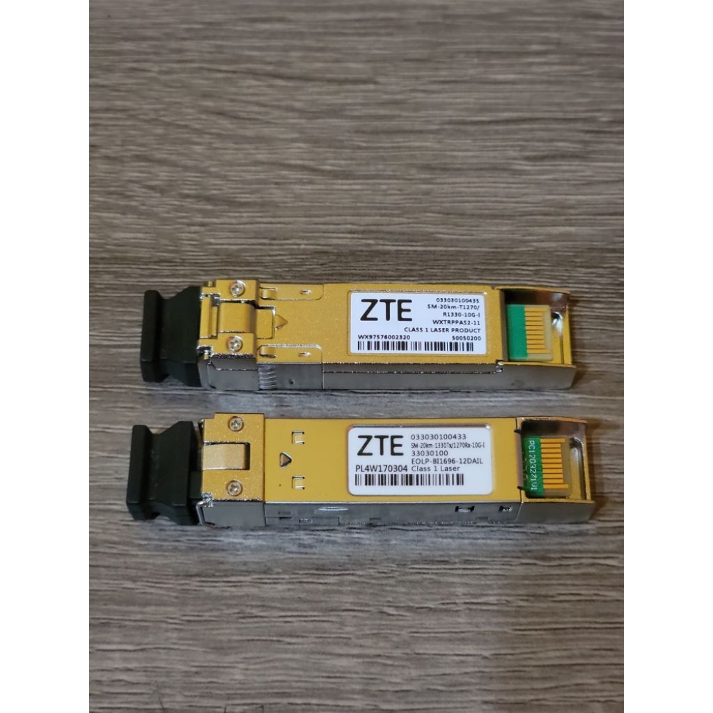 SFP+ BIDI ZTE 10G 20KM SINGLECORE NEW