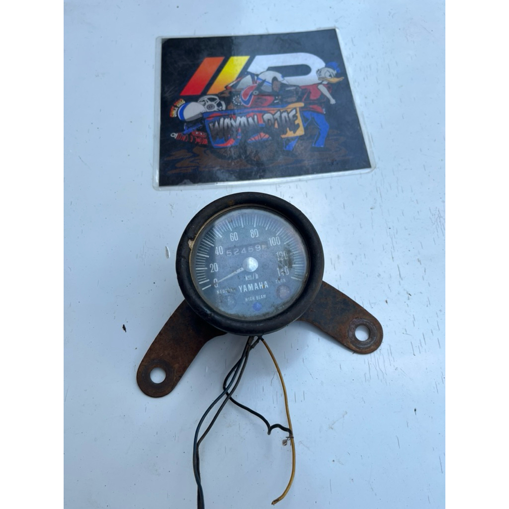 Spidometer yamaha l2g deluxe original bekas
