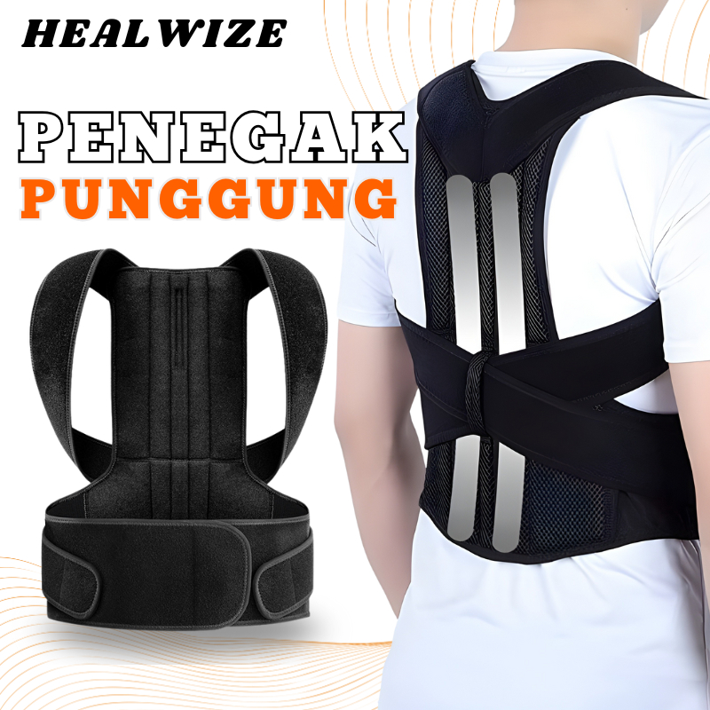 Alat Penyangga Punggung Belakang Posture Penegak Bahu Penopang Tubuh Membungkuk Pria Wanita