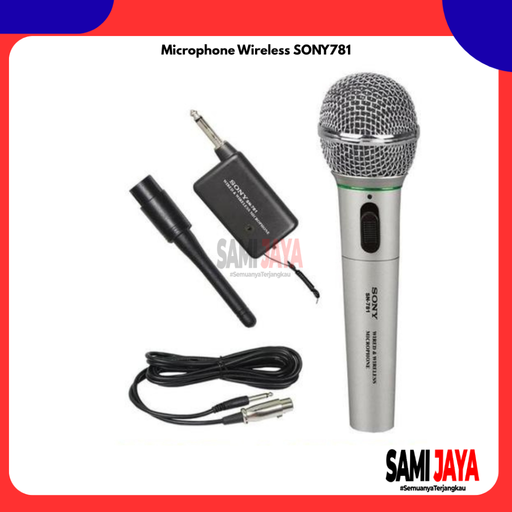 Microphone Wireless SONY781